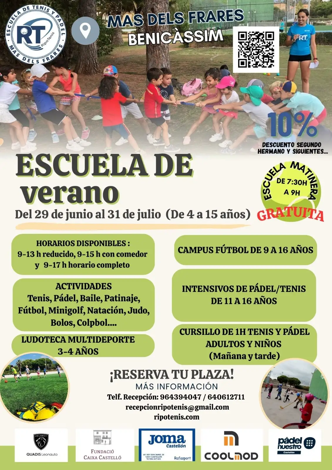 Cartel Escuela de Verano 2026